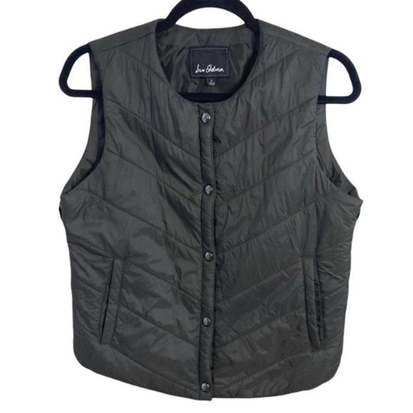 Sam Edelman Jackets & Blazers - Sam Edelman Puffer Vest dark green  size small